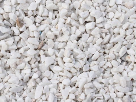 Снежно-белая мраморная крошка (10-20 мм)